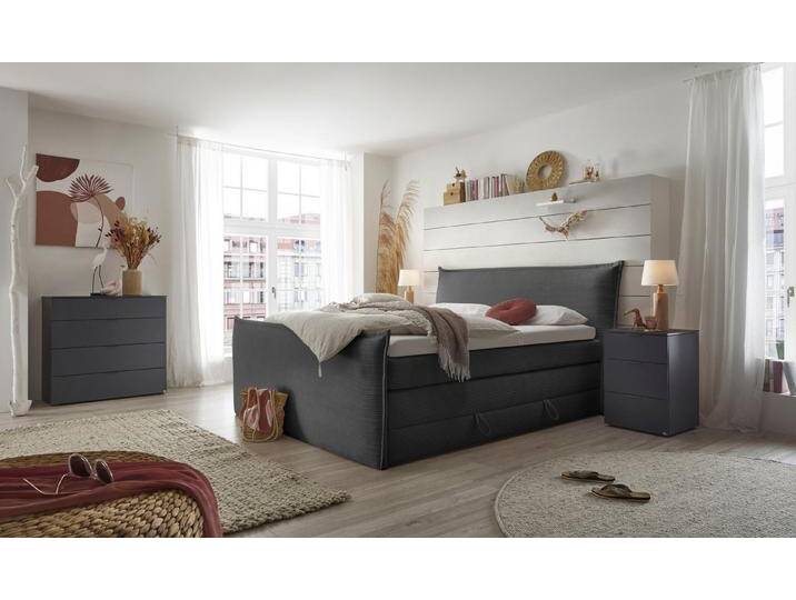 set one by Musterring Boxspringbett Florida, in modernem Cord-Bezug, mit Bettkasten, in 3 Größen erhältlich, grau, Linke Matratze Härtegrad 2-Rechte Matratze Härtegrad 4 set one by Musterring Boxspringbett Florida, in modernem Cord-Bezug, mit Bettkasten, in 3 Größen erhältlich, grau, Linke Matratze Härtegrad 2-Rechte Matratze Härtegrad 4 von set-one-by-Musterring