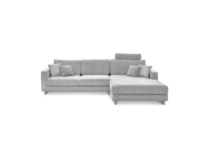 set one by Musterring Colorado Ecksofa - optional mit Kopfstütze - Chenille Phantom 9247 , inkl. Kopfstütze , rechts von set-one-by-Musterring