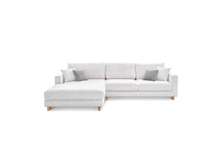 set one by Musterring Colorado Ecksofa - optional mit Kopfstütze - Chenille Phantom 9341 , ohne Zusatzausstattung , links von set-one-by-Musterring