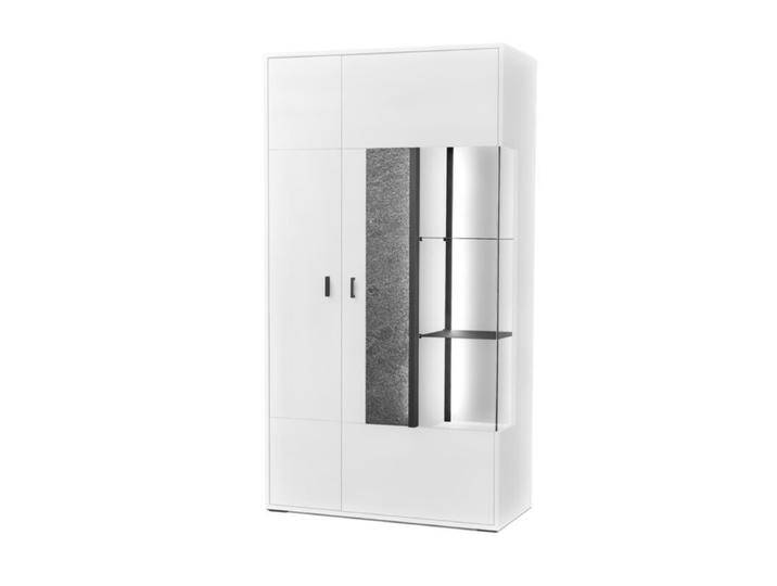 set one by Musterring Deltona Vitrine Type 03 oder 04 - optional mit LED-Beleuchtung - Dekor weiß matt, Zierelement Black Pearl Sandstone , Glasausschnitt rechts , ohne Zusatzausstattung set one by Musterring Deltona Vitrine Type 03 oder 04 - optional mit LED-Beleuchtung - Dekor weiß matt, Zierelement Black Pearl Sandstone , Glasausschnitt rechts , ohne Zusatzausstattung von set-one-by-Musterring