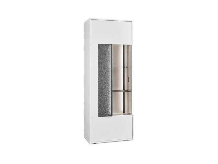 set one by Musterring Deltona Vitrine Type 05 oder 06 - optional mit Beleuchtung - Dekor weiß matt, Zierelement Black Pearl Sandstone , Türanschlag links , ohne Zusatzausstattung set one by Musterring Deltona Vitrine Type 05 oder 06 - optional mit Beleuchtung - Dekor weiß matt, Zierelement Black Pearl Sandstone , Türanschlag links , ohne Zusatzausstattung von set-one-by-Musterring