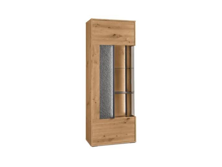 set one by Musterring Deltona Vitrine Type 05 oder 06 - optional mit Beleuchtung - Eiche Artisan Nachbildung, Zierelement Black Pearl Sandstone , Türanschlag links , ohne Zusatzausstattung set one by Musterring Deltona Vitrine Type 05 oder 06 - optional mit Beleuchtung - Eiche Artisan Nachbildung, Zierelement Black Pearl Sandstone , Türanschlag links , ohne Zusatzausstattung von set-one-by-Musterring