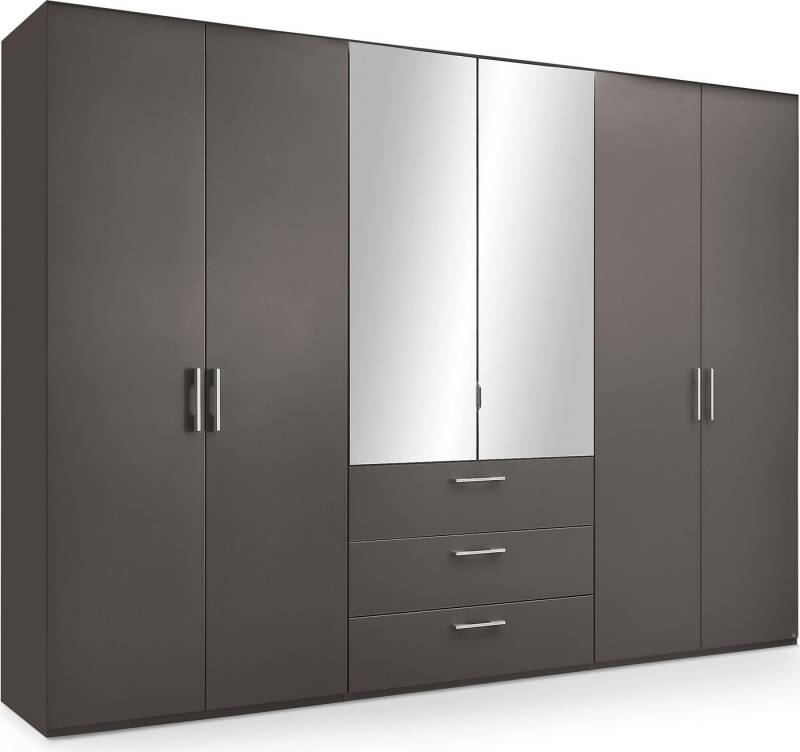 set one by Musterring Drehtürenschrank Henderson mit Spiegel und 3 Schubladen, inkl. Fachböden und Kleiderstangen von set one by Musterring