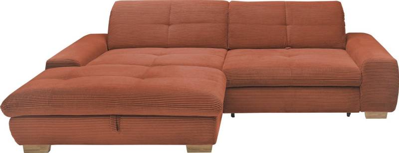 set one by Musterring Ecksofa SO 1200 inkl. Sitztiefen- & Rückenverstellung für hohen Sitzkomfort, wahlweise mit Bettfunktion und Stauraum, L-Form, auch in Cord Bezug von set one by Musterring