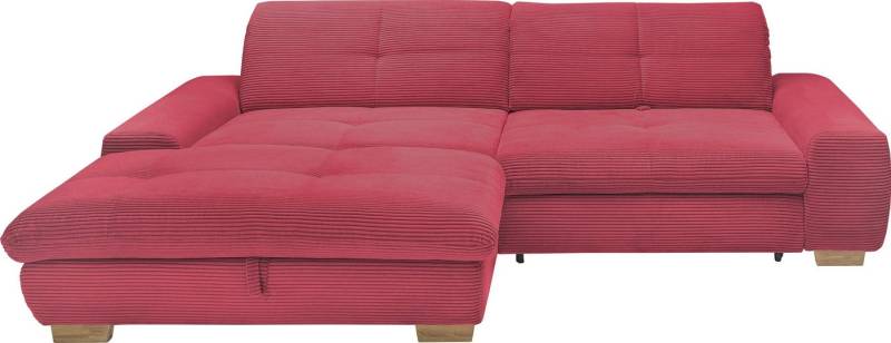 set one by Musterring Ecksofa SO 1200 inkl. Sitztiefen- & Rückenverstellung für hohen Sitzkomfort, wahlweise mit Bettfunktion und Stauraum, L-Form, auch in Cord Bezug von set one by Musterring