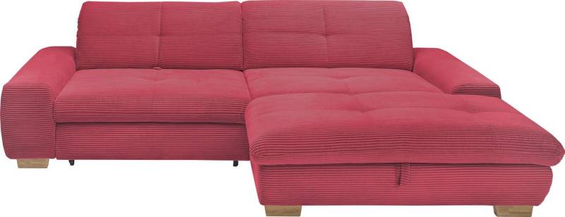 set one by Musterring Ecksofa SO 1200 inkl. Sitztiefen- & Rückenverstellung für hohen Sitzkomfort, wahlweise mit Bettfunktion und Stauraum, L-Form, auch in Cord Bezug von set one by Musterring