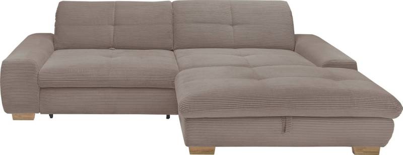 set one by Musterring Ecksofa SO 1200 inkl. Sitztiefen- & Rückenverstellung für hohen Sitzkomfort, wahlweise mit Bettfunktion und Stauraum, L-Form, auch in Cord Bezug von set one by Musterring