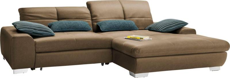set one by Musterring Ecksofa SO 1200 inkl. Sitztiefen- & Rückenverstellung für hohen Sitzkomfort, wahlweise mit Bettfunktion und Stauraum, L-Form, auch in Cord Bezug von set one by Musterring