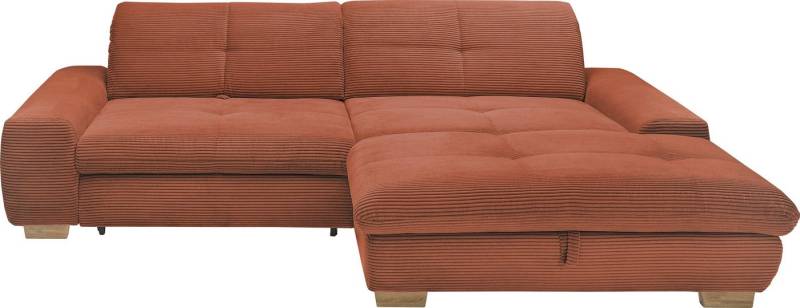 set one by Musterring Ecksofa SO 1200 inkl. Sitztiefen- & Rückenverstellung für hohen Sitzkomfort, wahlweise mit Bettfunktion und Stauraum, L-Form, auch in Cord Bezug von set one by Musterring