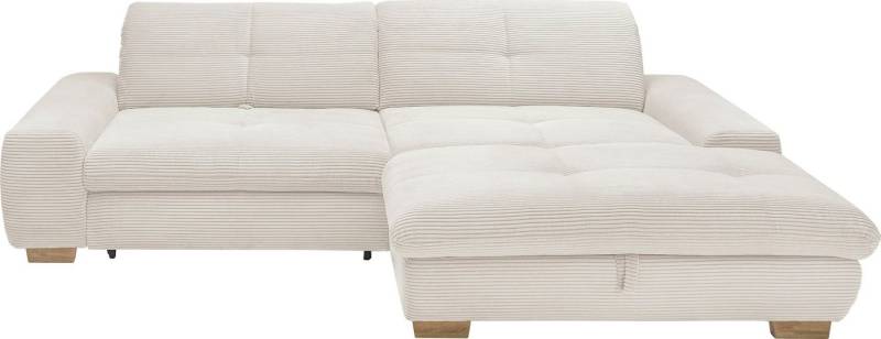 set one by Musterring Ecksofa SO 1200 inkl. Sitztiefen- & Rückenverstellung für hohen Sitzkomfort, wahlweise mit Bettfunktion und Stauraum, L-Form, auch in Cord Bezug von set one by Musterring