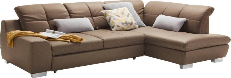 set one by Musterring Ecksofa SO 1200 inkl. Sitztiefen- & Rückenverstellung für hohen Sitzkomfort, wahlweise mit Bettfunktion, L-Form von set one by Musterring