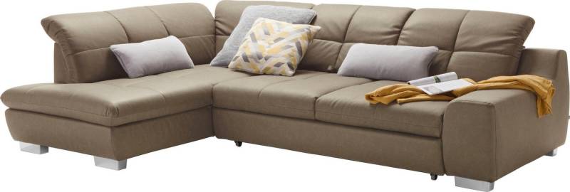 set one by Musterring Ecksofa SO 1200 inkl. Sitztiefen- & Rückenverstellung für hohen Sitzkomfort, wahlweise mit Bettfunktion, L-Form von set one by Musterring