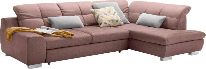 set one by Musterring Ecksofa SO 1200 inkl. Sitztiefen- & Rückenverstellung für hohen Sitzkomfort, wahlweise mit Bettfunktion, L-Form von set one by Musterring