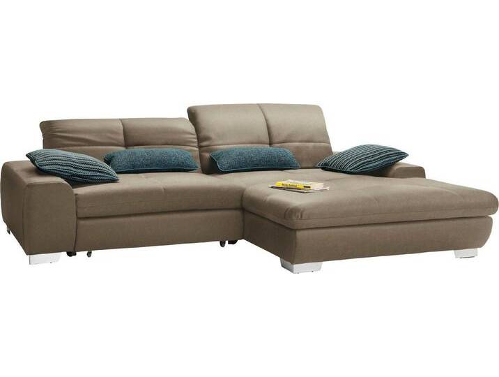 set one by Musterring Ecksofa SO 1200 inkl. Sitztiefen- & Rückenverstellung für hohen Sitzkomfort, L-Form, auch in Cord Bezug, beige grau von set-one-by-Musterring