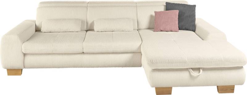 set one by Musterring Ecksofa SO 3400, mit Canape und verschiedenen Funktionen, Kaltschaum, B307 x T195 cm von set one by Musterring