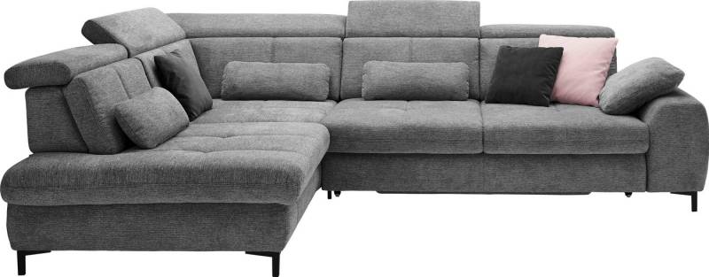 set one by Musterring Ecksofa, Kaltschaumpolsterung, Flachgewebe, whlw. mit Funktionen, Sitzhöhe 49 von set one by Musterring