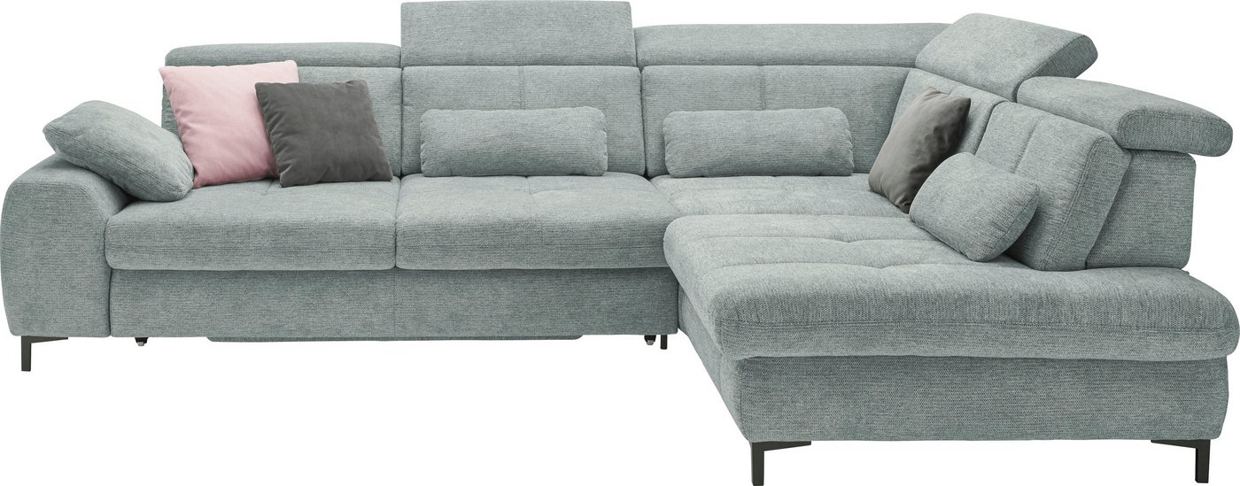 set one by Musterring Ecksofa, Kaltschaumpolsterung, Flachgewebe, whlw. mit Funktionen, Sitzhöhe 49 set one by Musterring Ecksofa, Kaltschaumpolsterung, Flachgewebe, whlw. mit Funktionen, Sitzhöhe 49 von set one by Musterring