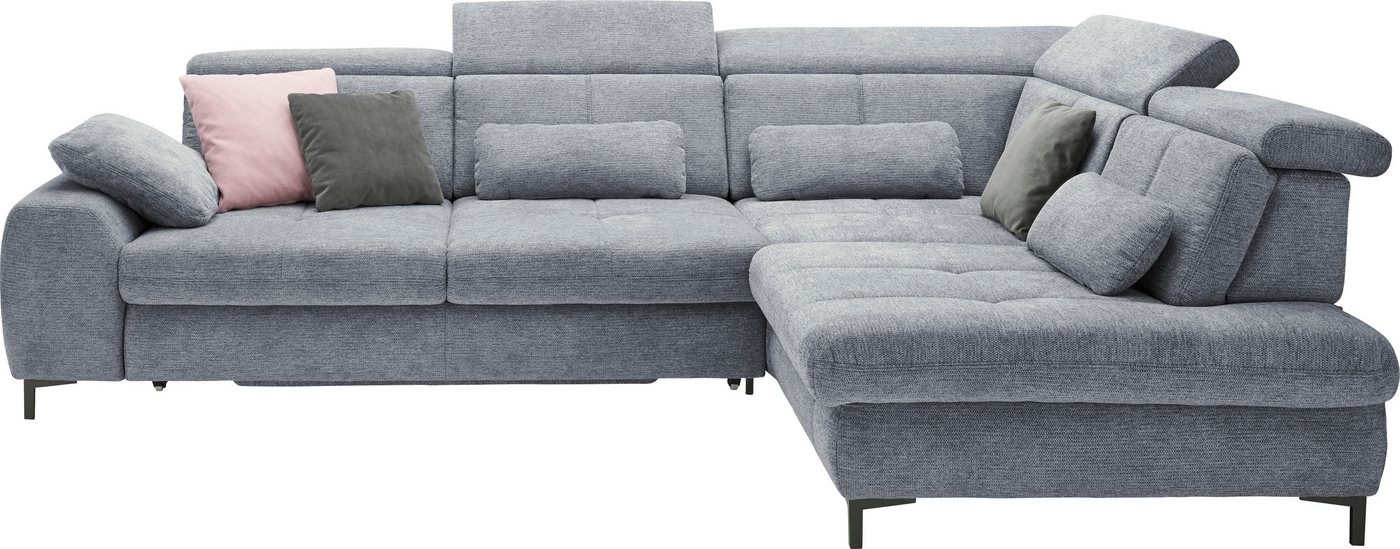 set one by Musterring Ecksofa, Kaltschaumpolsterung, Flachgewebe, whlw. mit Funktionen, Sitzhöhe 49 set one by Musterring Ecksofa, Kaltschaumpolsterung, Flachgewebe, whlw. mit Funktionen, Sitzhöhe 49 von set one by Musterring