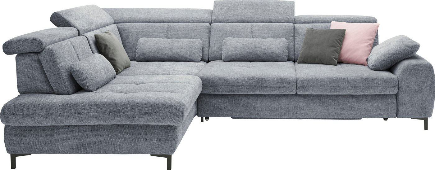 set one by Musterring Ecksofa, Kaltschaumpolsterung, Flachgewebe, whlw. mit Funktionen, Sitzhöhe 49 set one by Musterring Ecksofa, Kaltschaumpolsterung, Flachgewebe, whlw. mit Funktionen, Sitzhöhe 49 von set one by Musterring