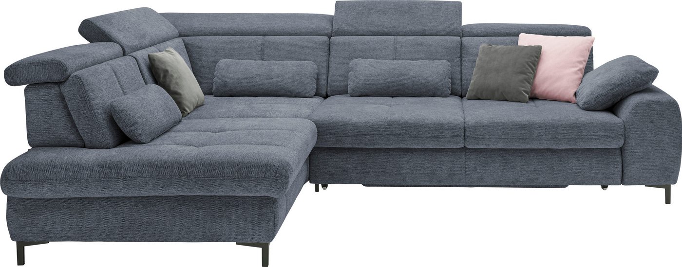 set one by Musterring Ecksofa, Kaltschaumpolsterung, Flachgewebe, whlw. mit Funktionen, Sitzhöhe 49 set one by Musterring Ecksofa, Kaltschaumpolsterung, Flachgewebe, whlw. mit Funktionen, Sitzhöhe 49 von set one by Musterring