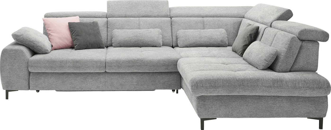 set one by Musterring Ecksofa SO 3400 Sitzhöhe 47cm oder 49cm, Sitztiefe verstellbar, B/T 317/220 cm, Kaltschaumpolsterung, Flachgewebe, whlw. mit Funktionen, Sitzhöhe 47 set one by Musterring Ecksofa SO 3400 Sitzhöhe 47cm oder 49cm, Sitztiefe verstellbar, B/T 317/220 cm, Kaltschaumpolsterung, Flachgewebe, whlw. mit Funktionen, Sitzhöhe 47 von set one by Musterring