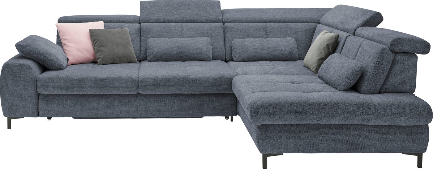 set one by Musterring Ecksofa, Kaltschaumpolsterung, Flachgewebe, whlw. mit Funktionen, Sitzhöhe 49 set one by Musterring Ecksofa, Kaltschaumpolsterung, Flachgewebe, whlw. mit Funktionen, Sitzhöhe 49 von set one by Musterring