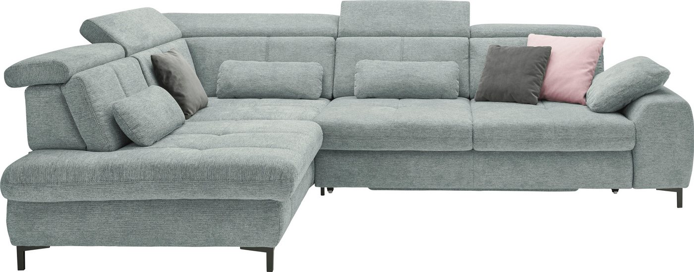 set one by Musterring Ecksofa, Kaltschaumpolsterung, Flachgewebe, whlw. mit Funktionen, Sitzhöhe 49 set one by Musterring Ecksofa, Kaltschaumpolsterung, Flachgewebe, whlw. mit Funktionen, Sitzhöhe 49 von set one by Musterring