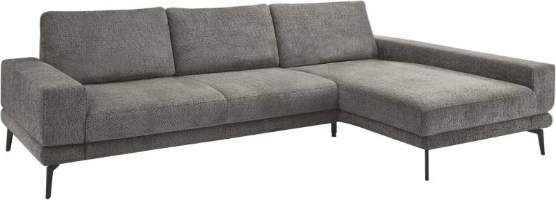 set one by Musterring Ecksofa SO 3600 optimaler Sitzkomfort in Federkern o. Kaltschaum, 2 Sitzhöhen, Sitzhöhe 42 cm, Federkern, B 293 x T 180 cm, Kama anthrazit von set one by Musterring