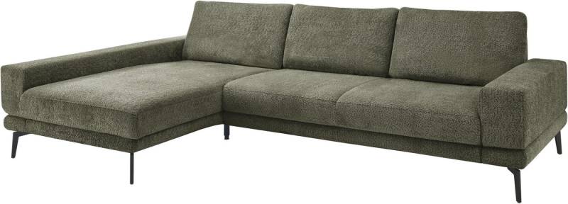 set one by Musterring Ecksofa SO 3600 optimaler Sitzkomfort in Federkern o. Kaltschaum, 2 Sitzhöhen, Sitzhöhe 44 cm, Kaltschaum, B 293 x T 180 cm, Kama olive von set one by Musterring