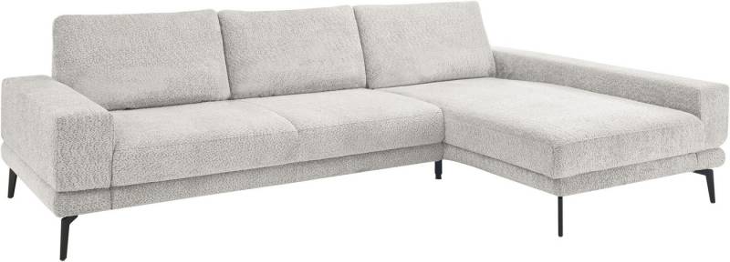 set one by Musterring Ecksofa SO 3600 optimaler Sitzkomfort in Federkern o. Kaltschaum, 2 Sitzhöhen, Sitzhöhe 42 cm, Kaltschaum, B 293 x T 180 cm, Kama silver von set one by Musterring