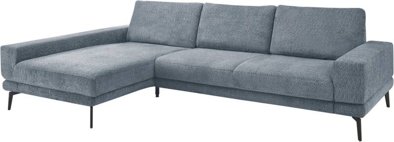 set one by Musterring Ecksofa SO 3600 optimaler Sitzkomfort in Federkern o. Kaltschaum, 2 Sitzhöhen, Sitzhöhe 44 cm, Kaltschaum, B 293 x T 180 cm, Kama blue von set one by Musterring