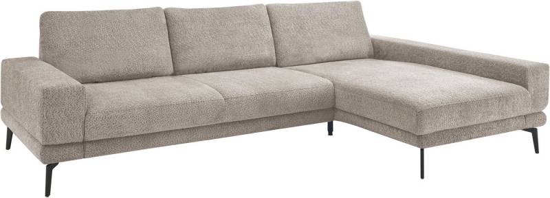 set one by Musterring Ecksofa SO 3600 optimaler Sitzkomfort in Federkern o. Kaltschaum, 2 Sitzhöhen, Sitzhöhe 44 cm, Federkern, B 293 x T 180 cm, Kama stone von set one by Musterring