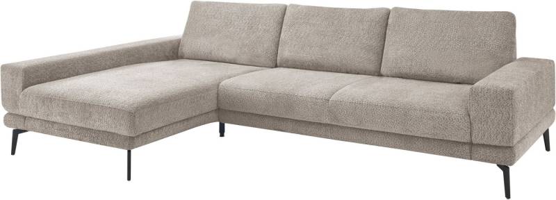 set one by Musterring Ecksofa SO 3600 optimaler Sitzkomfort in Federkern o. Kaltschaum, 2 Sitzhöhen, Sitzhöhe 42 cm, Kaltschaum, B 293 x T 180 cm, Kama stone von set one by Musterring