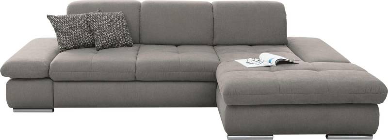 set one by Musterring Ecksofa SO4100 V, mit verstellbaren Kopfteilen, wahlweise mit Funktionen, Cord-Bezug von set one by Musterring