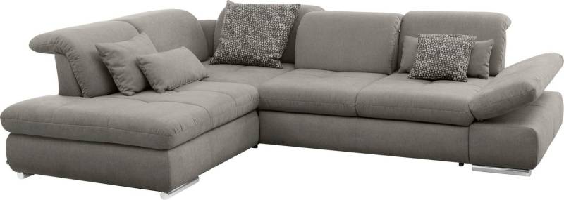 set one by Musterring Ecksofa SO 4100 mit komfortablen Federkern und Kopfteilverstellung, wahlweise mit Bettfunktion und Sitztiefenverstellung, L-Form von set one by Musterring
