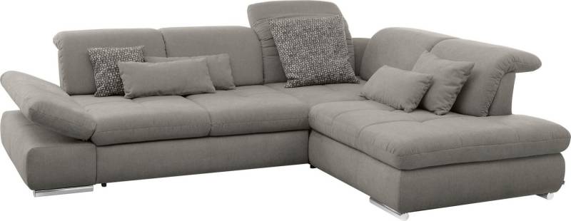 set one by Musterring Ecksofa SO 4100 mit komfortablen Federkern und Kopfteilverstellung, wahlweise mit Bettfunktion und Sitztiefenverstellung, L-Form von set one by Musterring