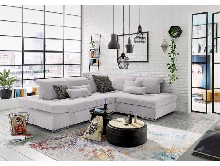 set one by Musterring Ecksofa SO 4100 mit komfortablen Federkern und Kopfteilverstellung, L-Form, silberfarben set one by Musterring Ecksofa SO 4100 mit komfortablen Federkern und Kopfteilverstellung, L-Form, silberfarben von set-one-by-Musterring