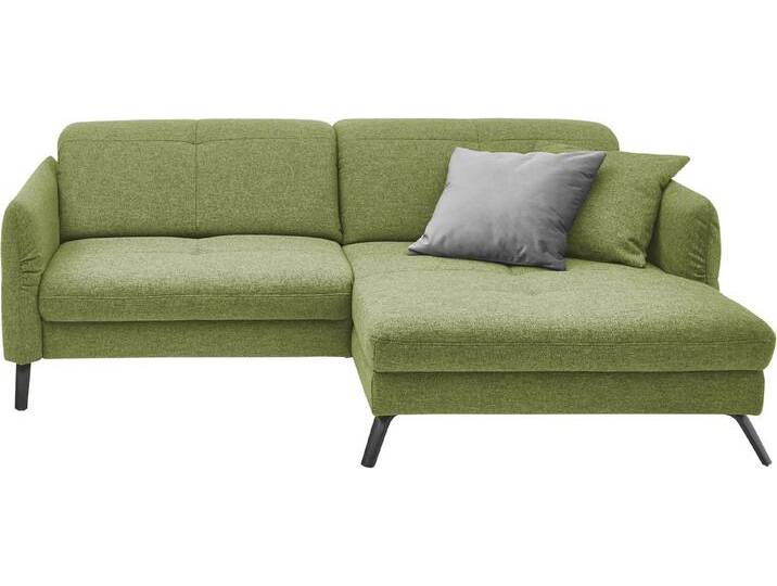 set one by Musterring Ecksofa SO 4400 V, Fuß schwarz, grün, mit Armteilverstellung-ohne Kopfteilverstellung-ohne Sitting-Bett motorisch von set-one-by-Musterring