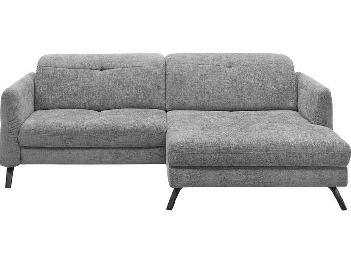 set one by Musterring Ecksofa SO 4400 V, wahlweise mit motorischer Bettfunktion & Kopfverstellung, Fuß schwarz von set-one-by-Musterring