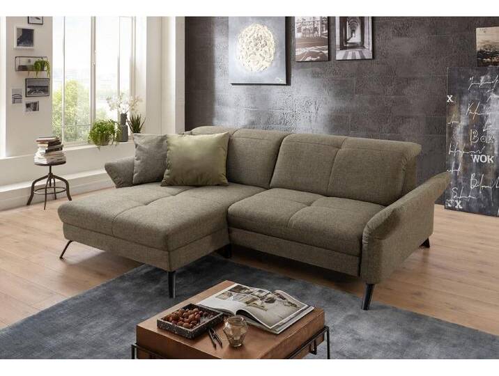 set one by Musterring Ecksofa SO 4400 V, wahlweise mit motorischer Bettfunktion & Kopfverstellung, Fuß schwarz von set-one-by-Musterring