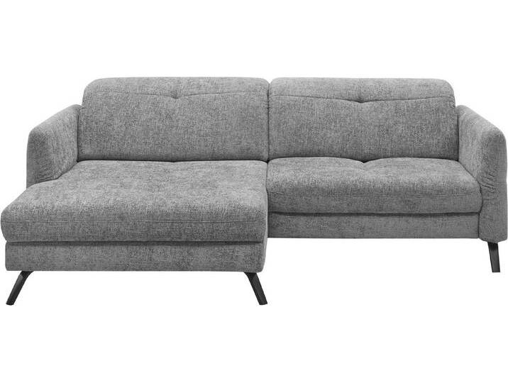 set one by Musterring Ecksofa SO 4400 V, wahlweise mit motorischer Bettfunktion & Kopfverstellung, Fuß schwarz von set-one-by-Musterring