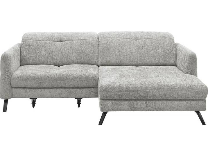 set one by Musterring Ecksofa SO 4400 V, wahlweise mit motorischer Bettfunktion & Kopfverstellung, Fuß schwarz von set-one-by-Musterring