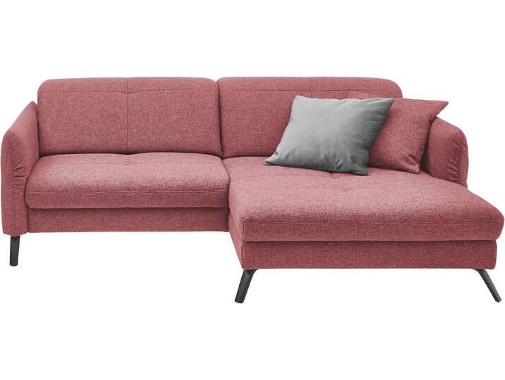 set one by Musterring Ecksofa SO 4400 V, wahlweise mit motorischer Bettfunktion & Kopfverstellung, Fuß schwarz von set-one-by-Musterring