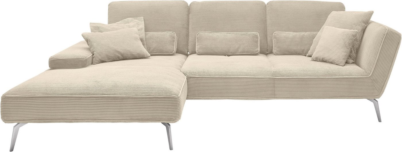 set one by Musterring Ecksofa SO 4500, inkl Schwenkrückenfunktion, wahlweise mit Kopfstütze von set one by Musterring