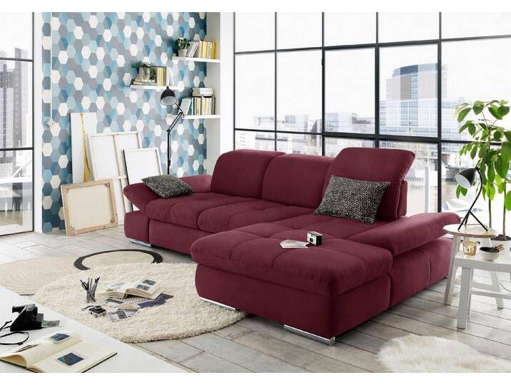 set one by Musterring Ecksofa SO4100 V, mit verstellbaren Kopfteilen, Cord-Bezug, rot set one by Musterring Ecksofa SO4100 V, mit verstellbaren Kopfteilen, Cord-Bezug, rot von set-one-by-Musterring