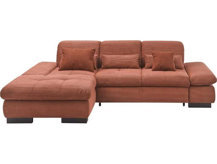 set one by Musterring Ecksofa SO4100 V, mit verstellbaren Kopfteilen, wahlweise mit Funktionen, Cord-Bezug von set-one-by-Musterring