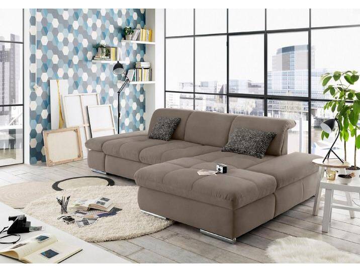 set one by Musterring Ecksofa SO4100 V, mit verstellbaren Kopfteilen, wahlweise mit Funktionen, Cord-Bezug von set-one-by-Musterring