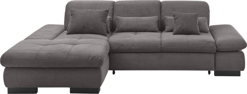 set one by Musterring Ecksofa SO4100 V, mit verstellbaren Kopfteilen, wahlweise mit Funktionen, Cord-Bezug von set one by Musterring