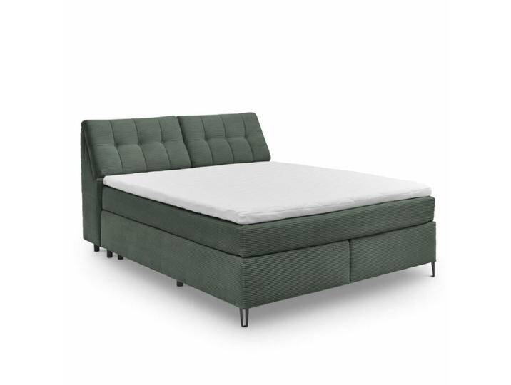 set one by Musterring Fairfield Boxspringbett mit Stauraum im Kopfteil - Ribcord Zoom winter moss , 180 x 200 , inkl. Kissen set one by Musterring Fairfield Boxspringbett mit Stauraum im Kopfteil - Ribcord Zoom winter moss , 180 x 200 , inkl. Kissen von set-one-by-Musterring