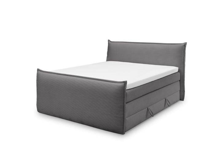 set one by Musterring Florida Boxspringbett in Cord, inkl. Bettkasten - Cord C016 anthrazit , 180 x 200 , H2/H3, Modern set one by Musterring Florida Boxspringbett in Cord, inkl. Bettkasten - Cord C016 anthrazit , 180 x 200 , H2/H3, Modern von set-one-by-Musterring